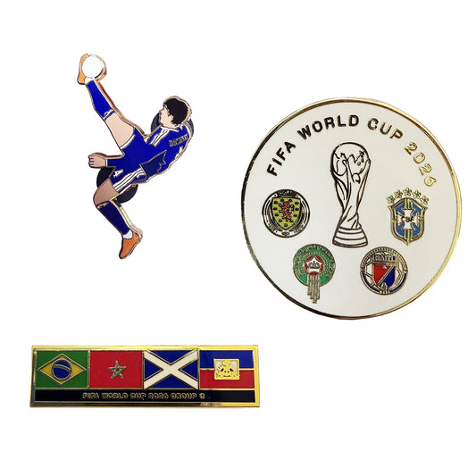 3x World Cup 2026 Pin Badge's